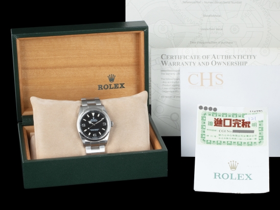 Ролекс (Rolex) Explorer SEL - Rolex Guarantee 114270